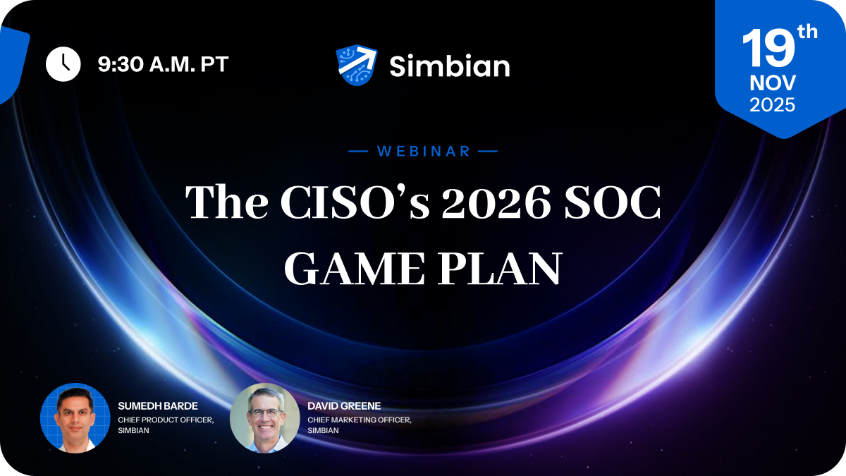 The CISO's 2026 SOC Gameplan The CISO's 2026 SOC Gameplan