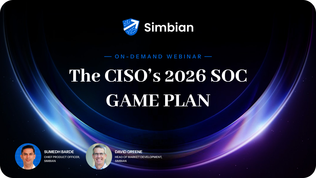 The CISO's 2026 SOC Gameplan